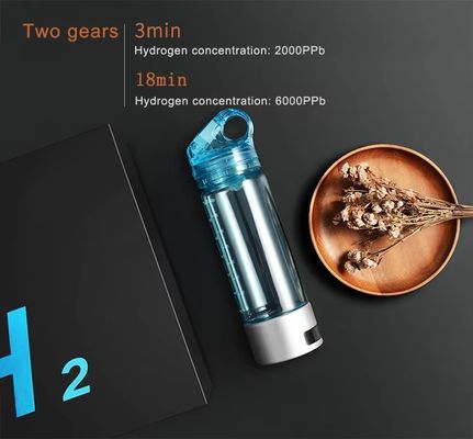 Good price Popüler Portatif Swift H2O Şişe İyonlaştırıcı Dupont SPE Membran Hidrojen Zengin Su Elektroliz Jeneratörü 325ml 2000ppb çevrimiçi