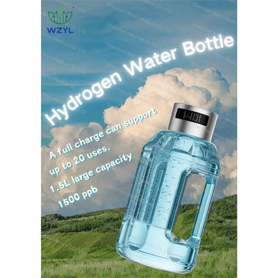 İyi bir fiyat. Taşınabilir Şarj edilebilir H2 Hidrojen Su Şişesi SPE 1.5L Büyük Kapasite çevrimiçi